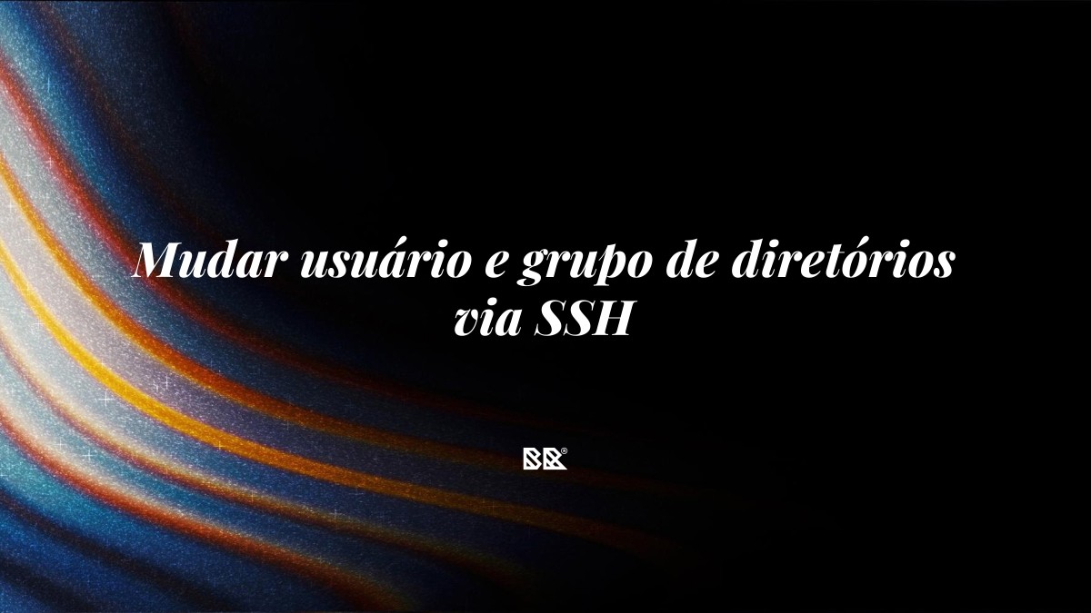 Mudar usuário e grupo de diretórios via SSH - Bruno Devx - BR Criativus